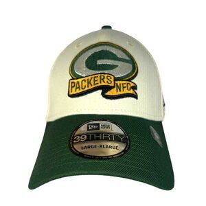 New Era 39FIFTY Green Bay Packers 2022 Sideline Big Logo Hat OS